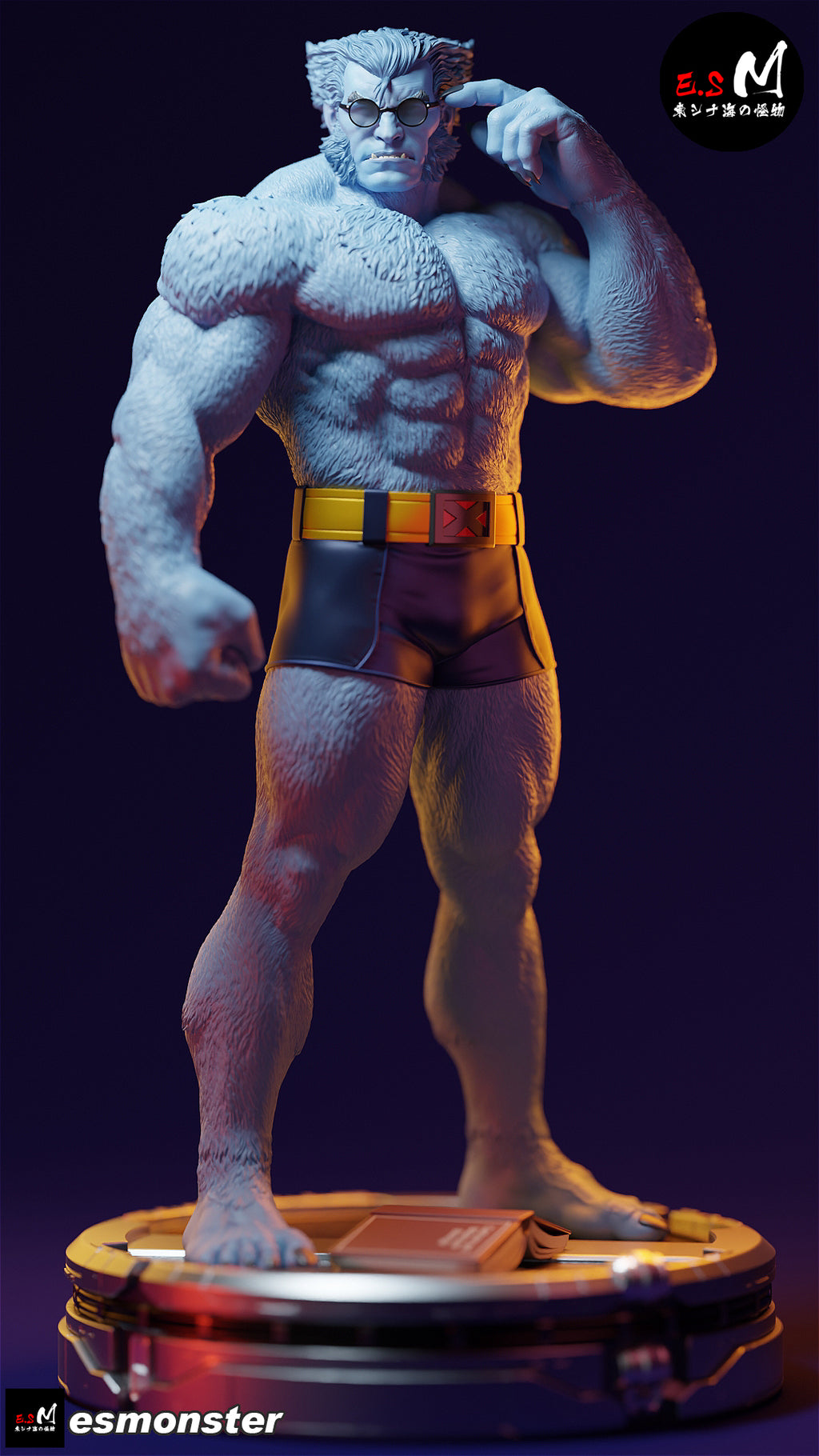 The Blue Savant Statue