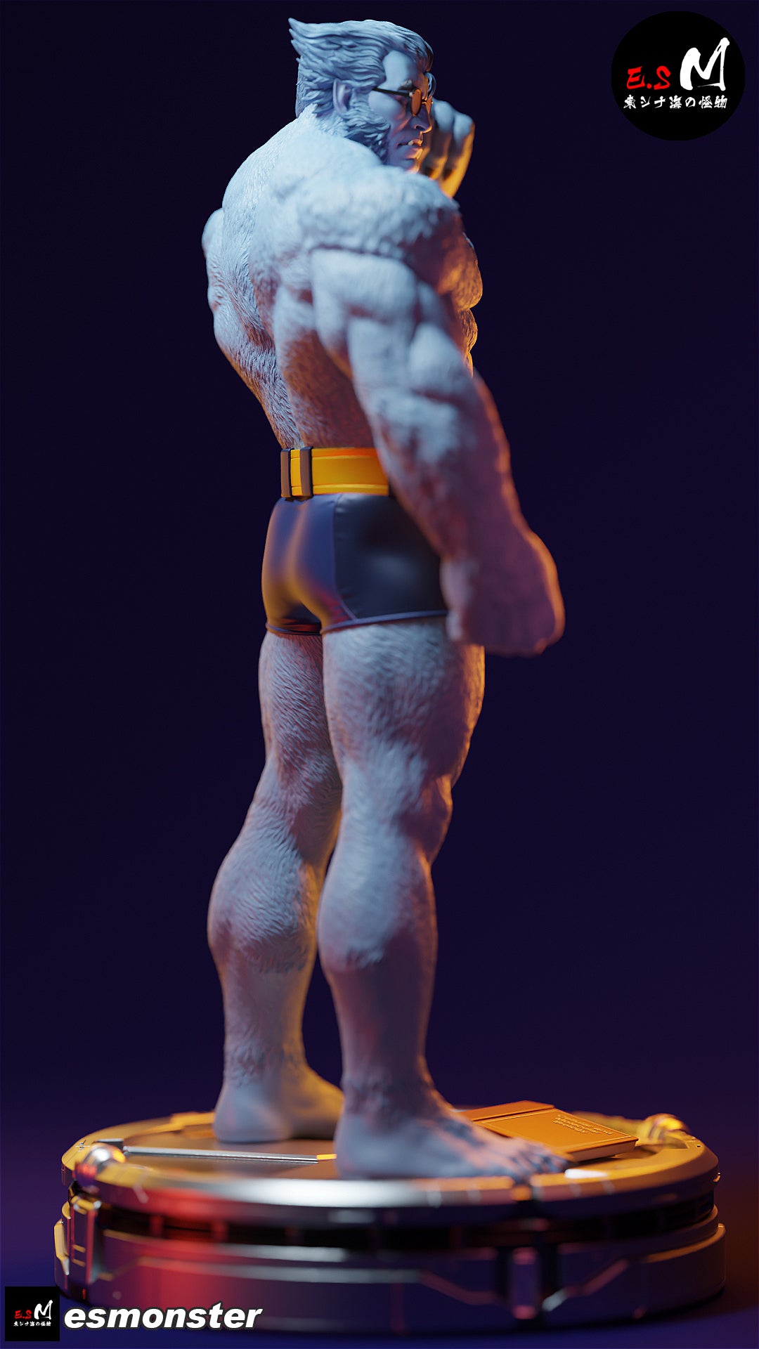 The Blue Savant Statue