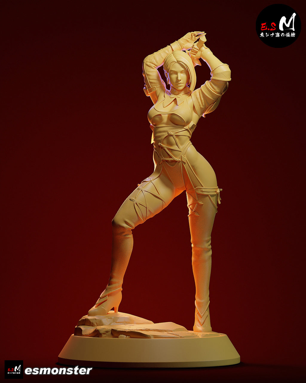 The Violet Duelist Statue