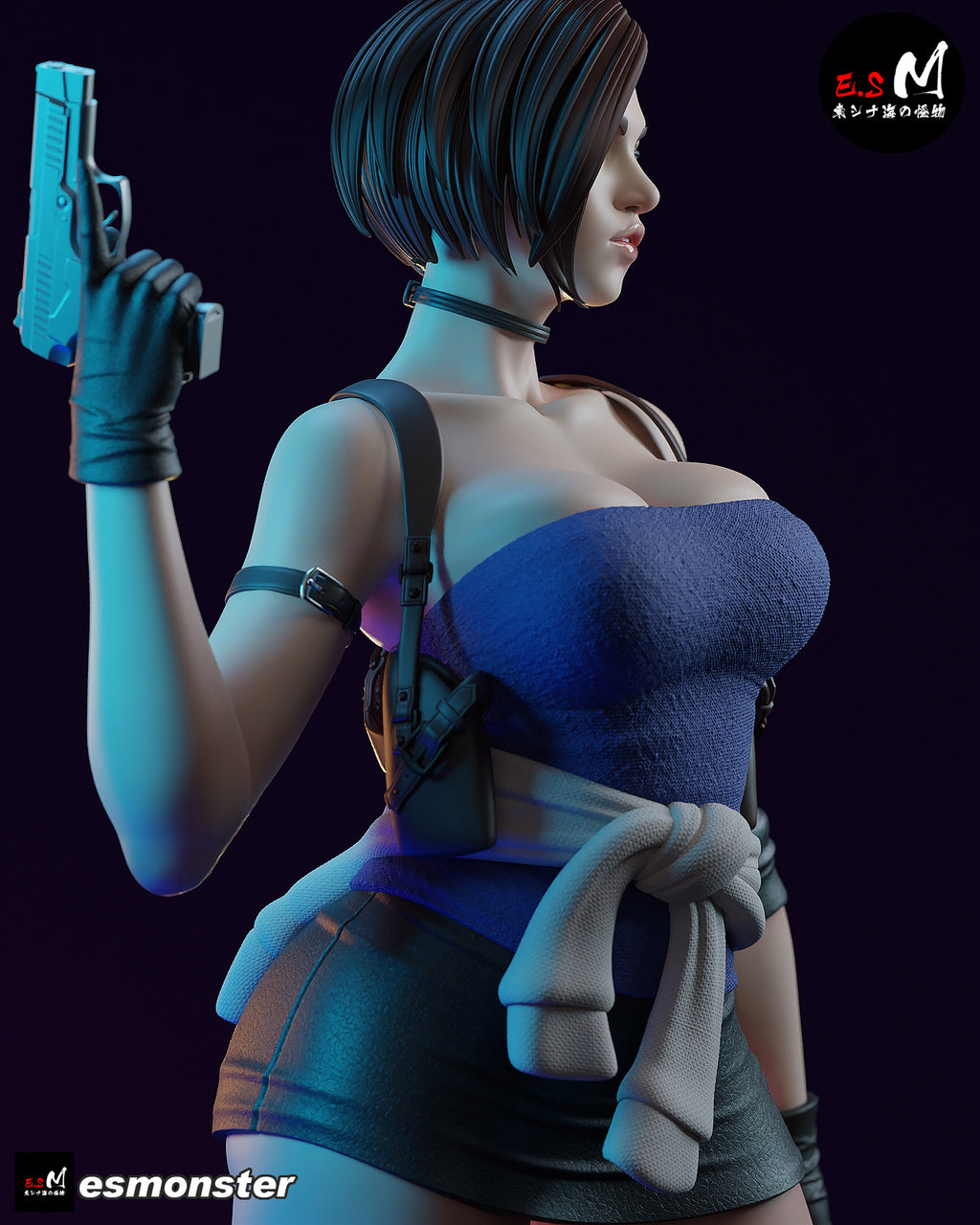 Jill Valentine R.E. Statue