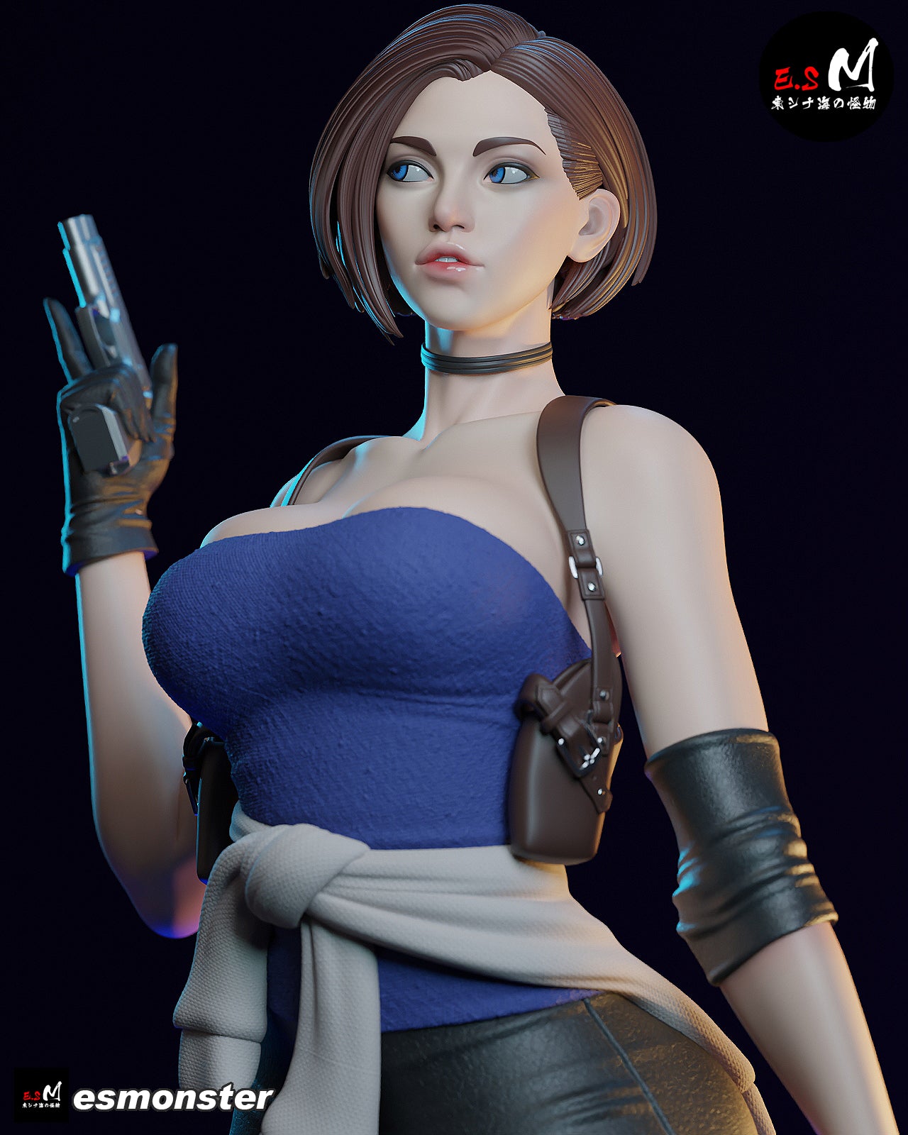 Jill Valentine R.E. Statue