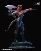 Infernal Barbarian Warrior Statue