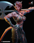 Infernal Barbarian Warrior Statue