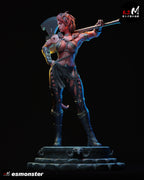 Infernal Barbarian Warrior Statue