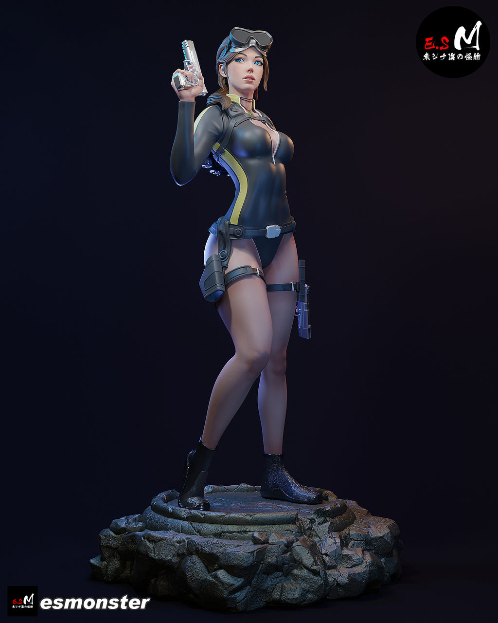 Abyss Raider Statue