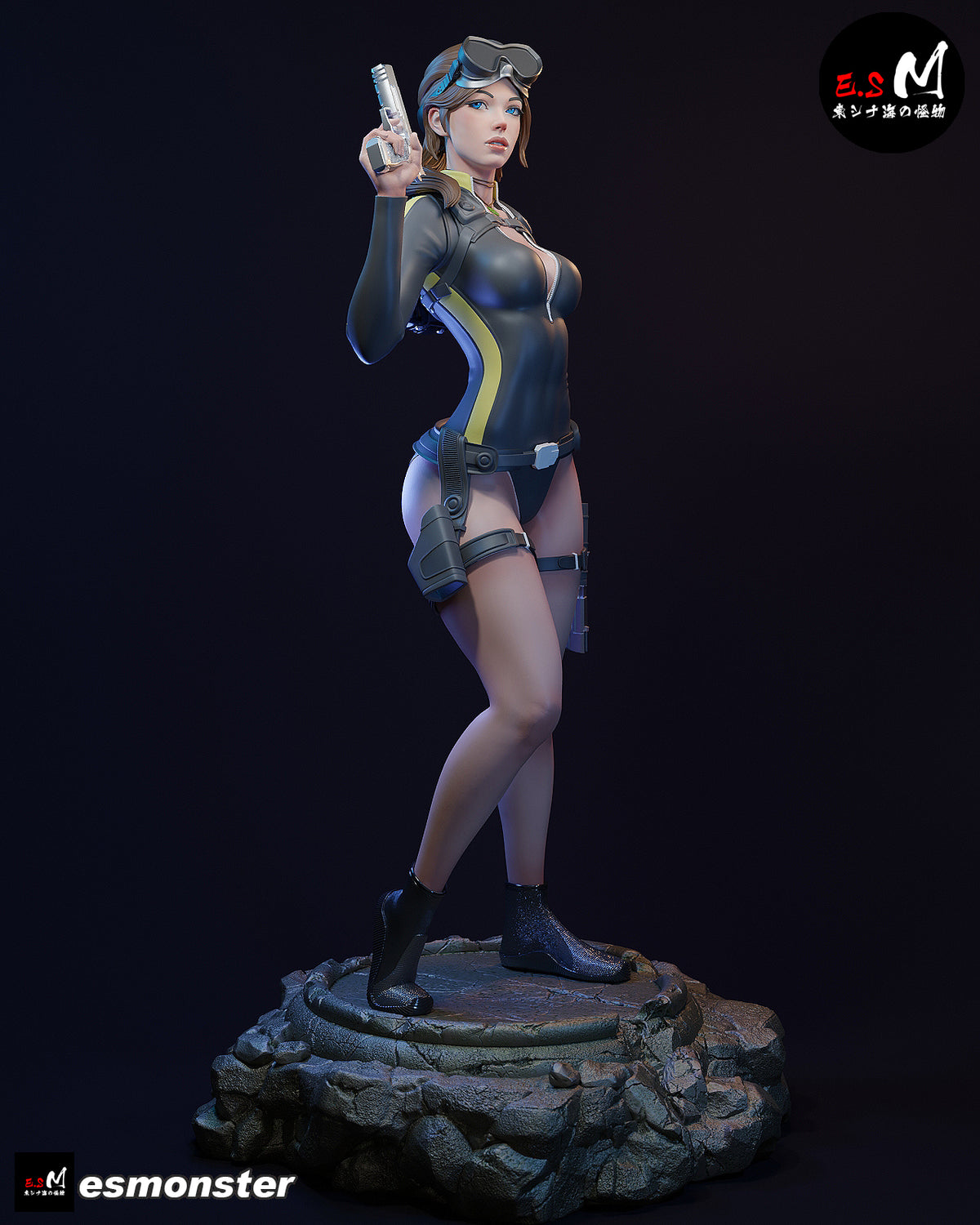 Abyss Raider Statue