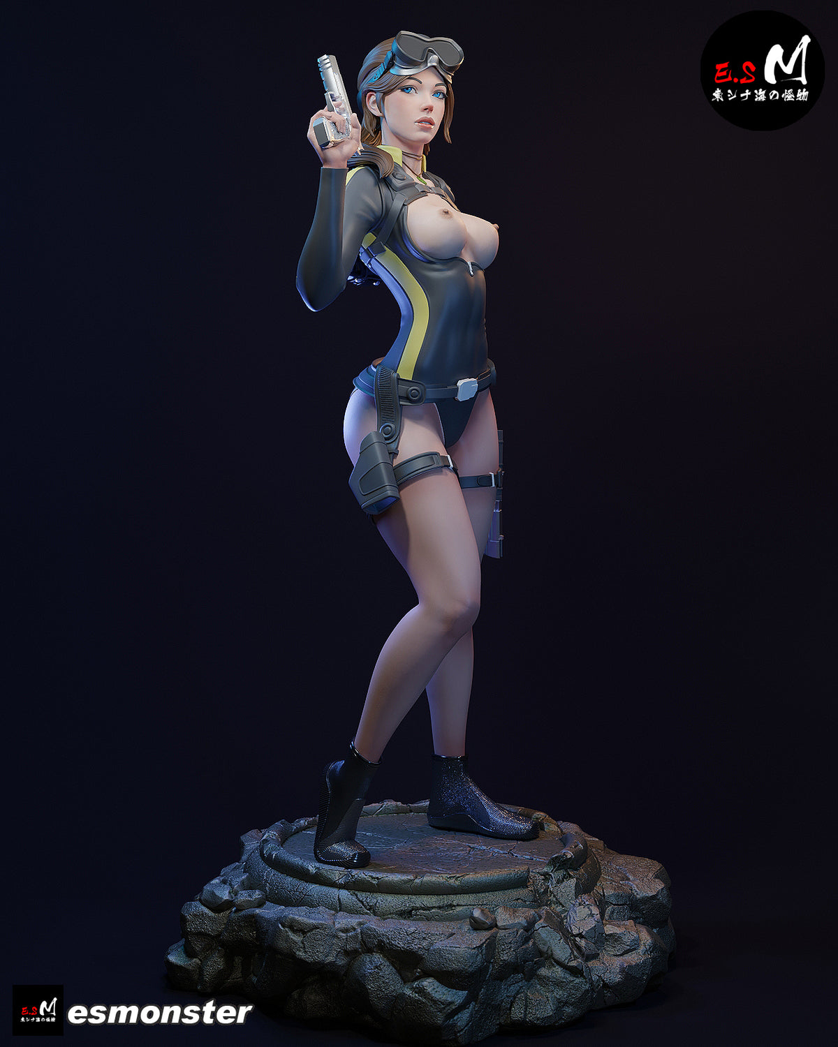 Abyss Raider Statue