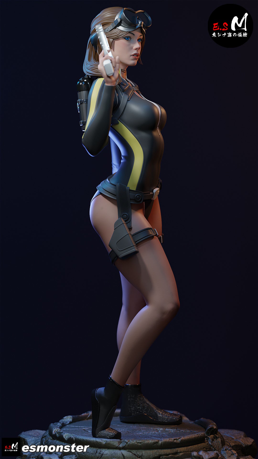 Abyss Raider Statue