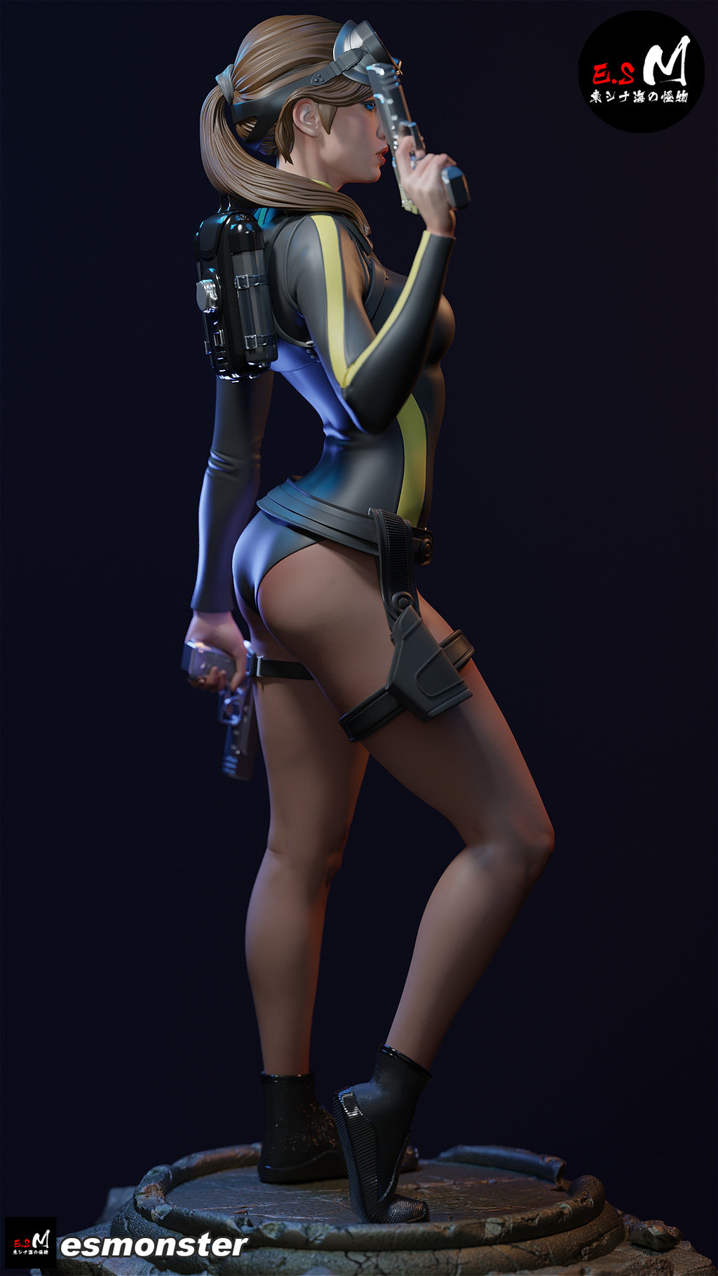 Abyss Raider Statue