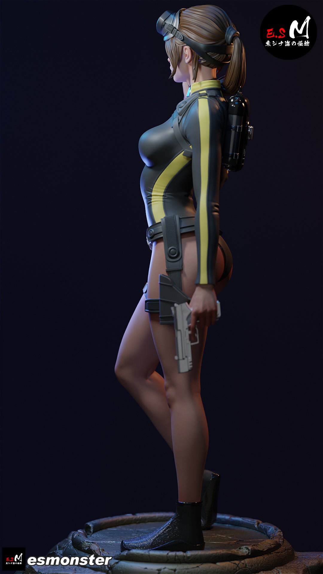 Abyss Raider Statue