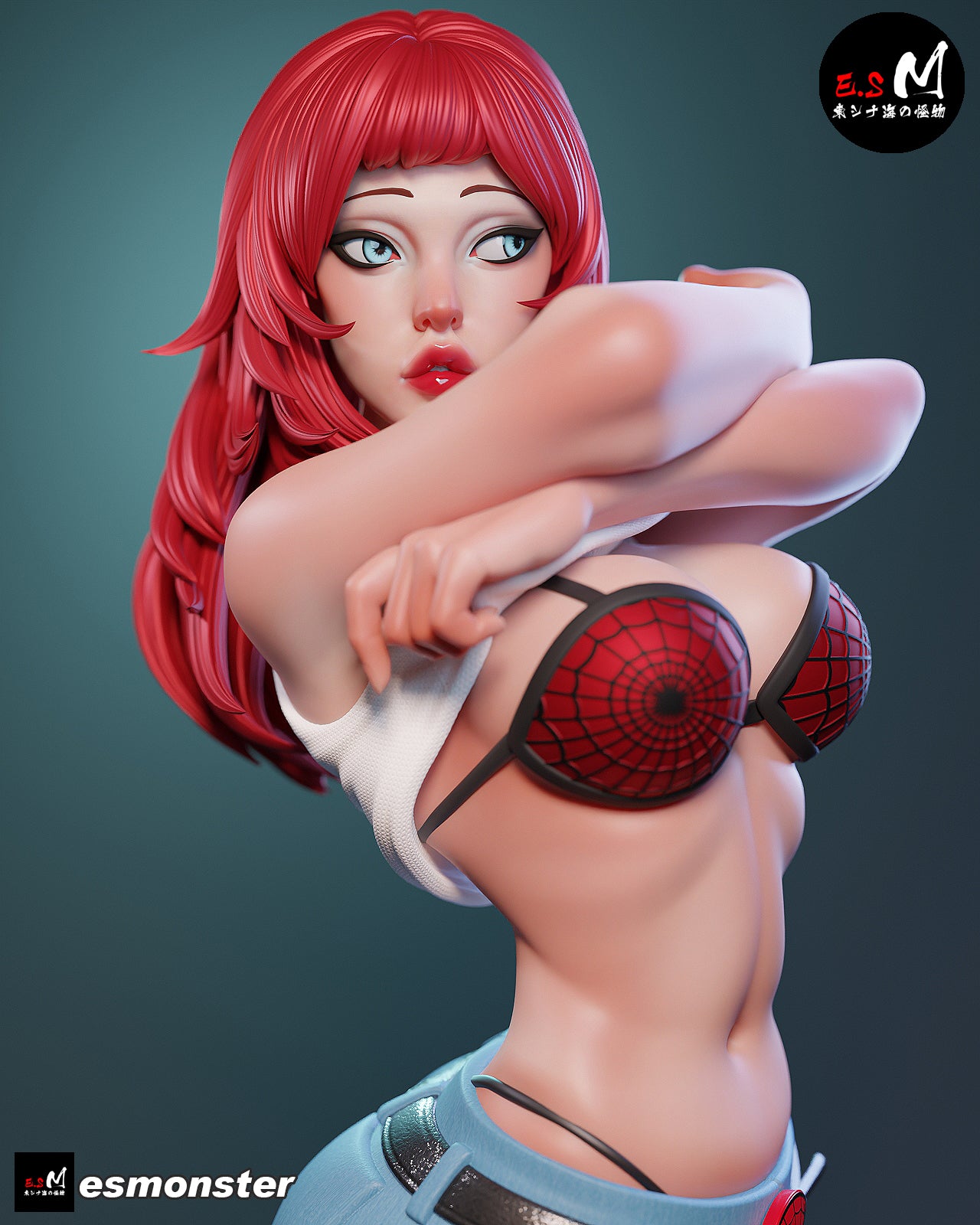 The Redhead Muse Statue
