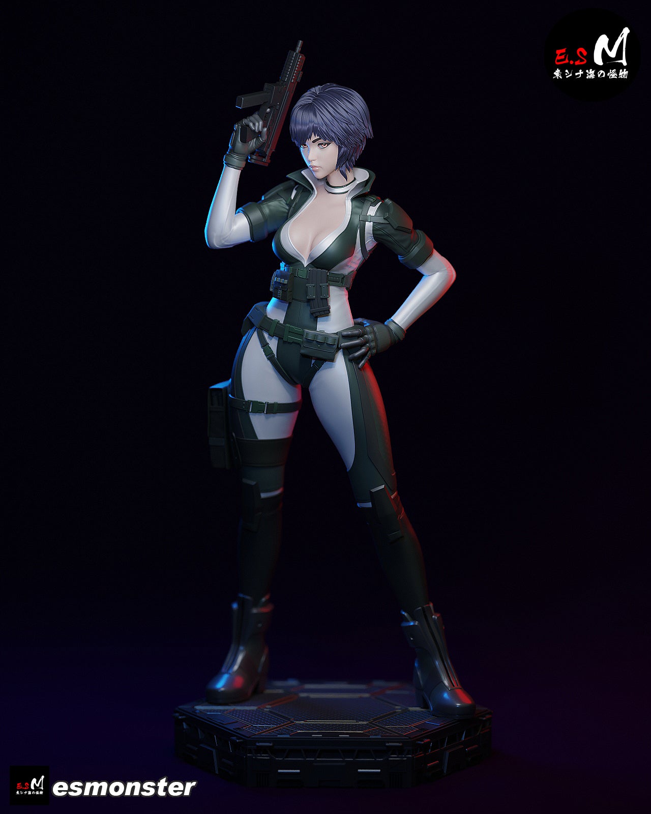 Ghost Circuit Statue