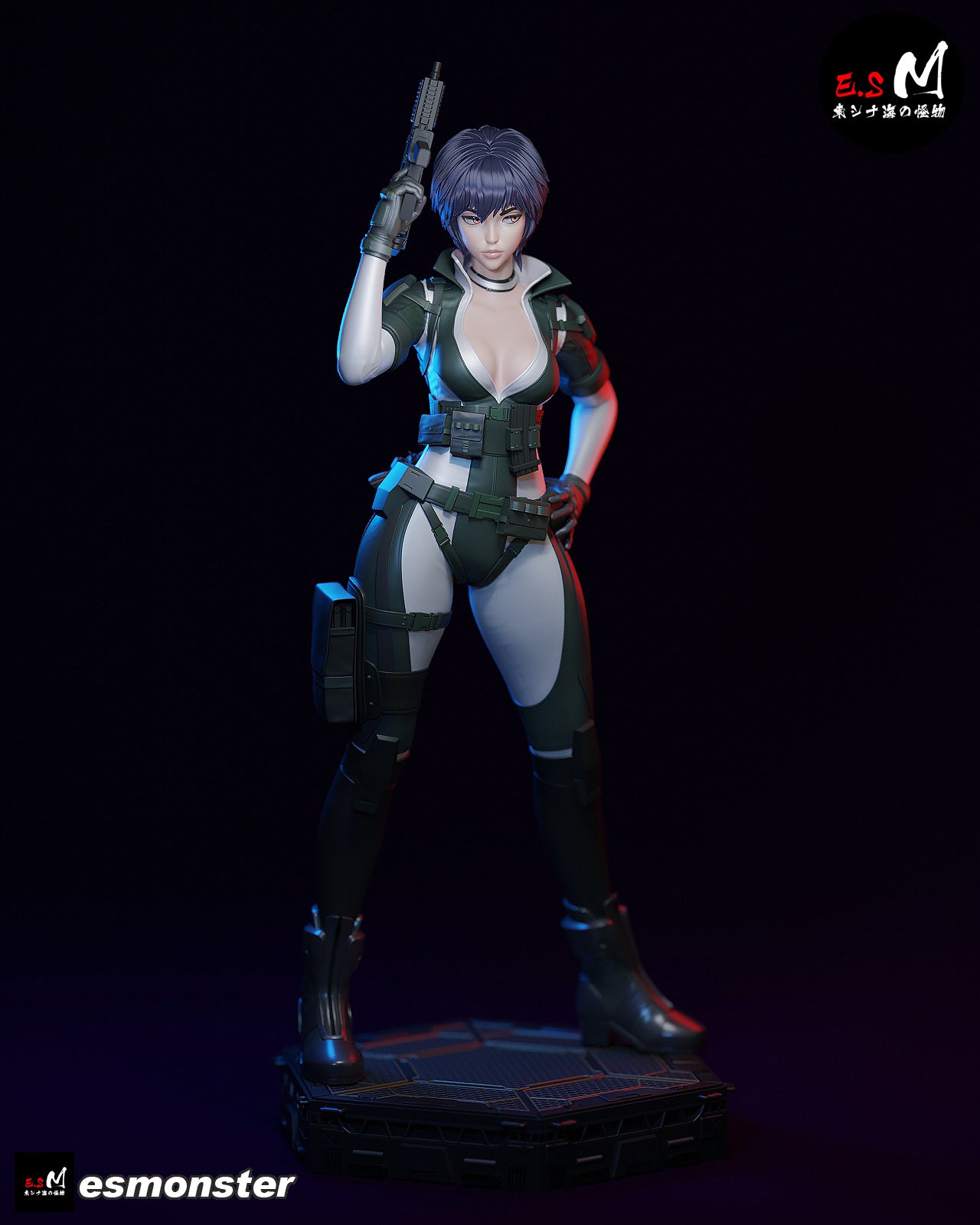 Ghost Circuit Statue