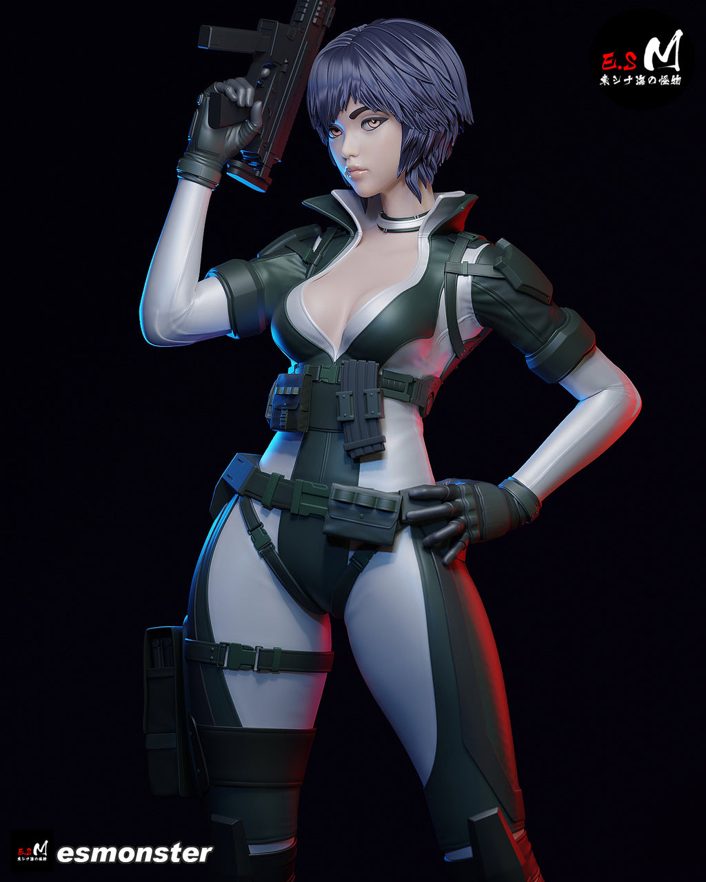 Ghost Circuit Statue