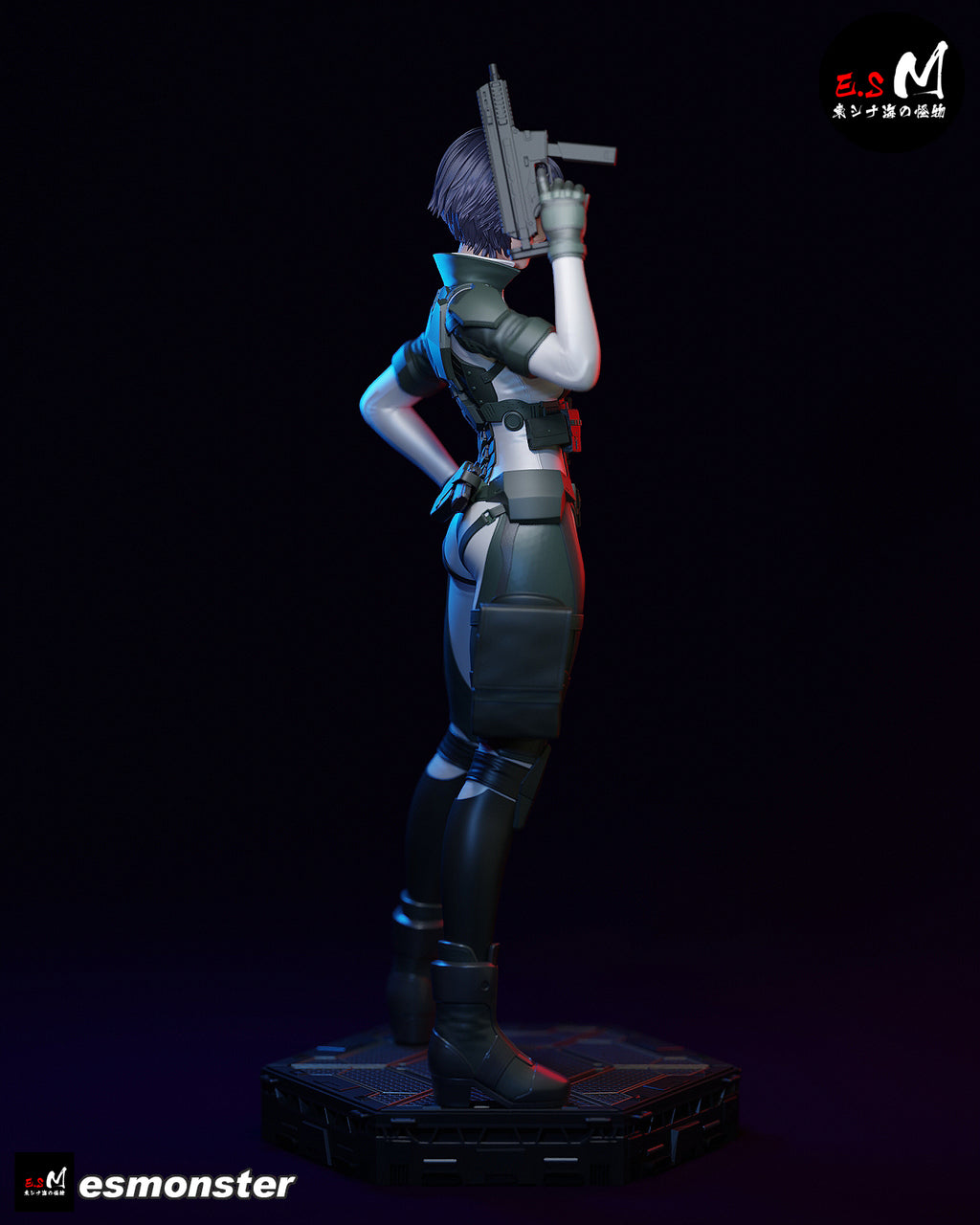 Ghost Circuit Statue