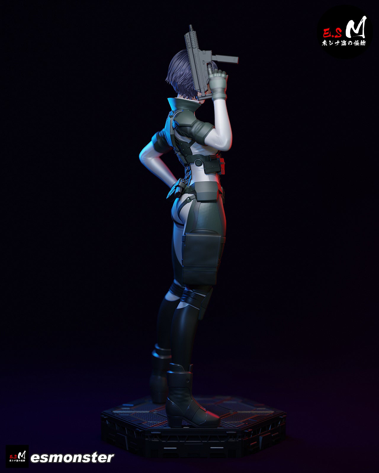 Ghost Circuit Statue