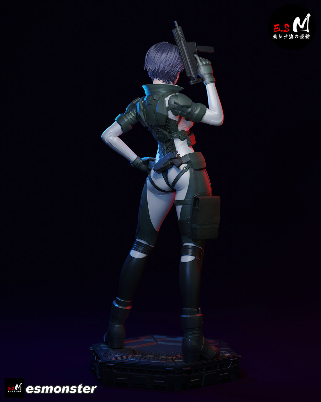 Ghost Circuit Statue