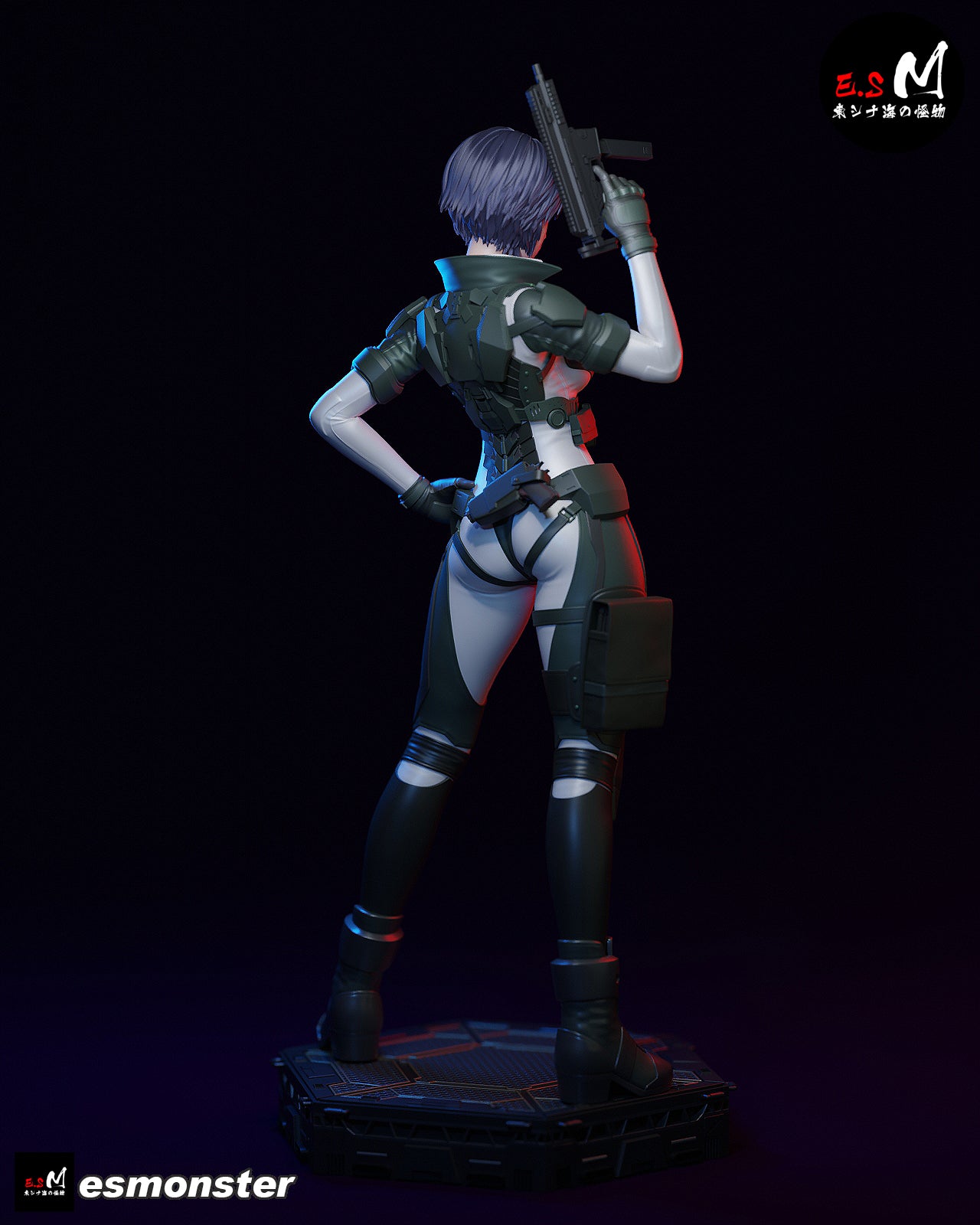 Ghost Circuit Statue