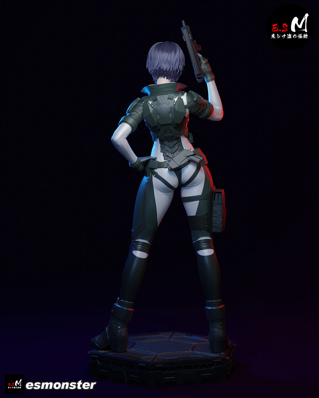 Ghost Circuit Statue
