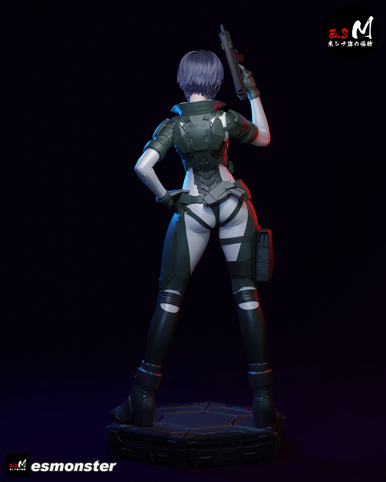 Ghost Circuit Statue