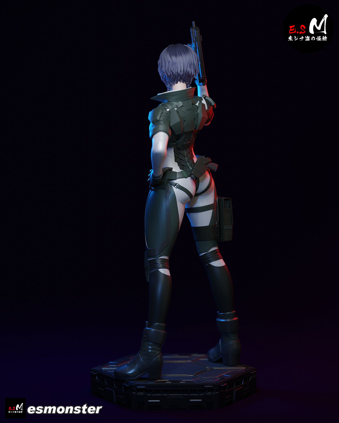 Ghost Circuit Statue