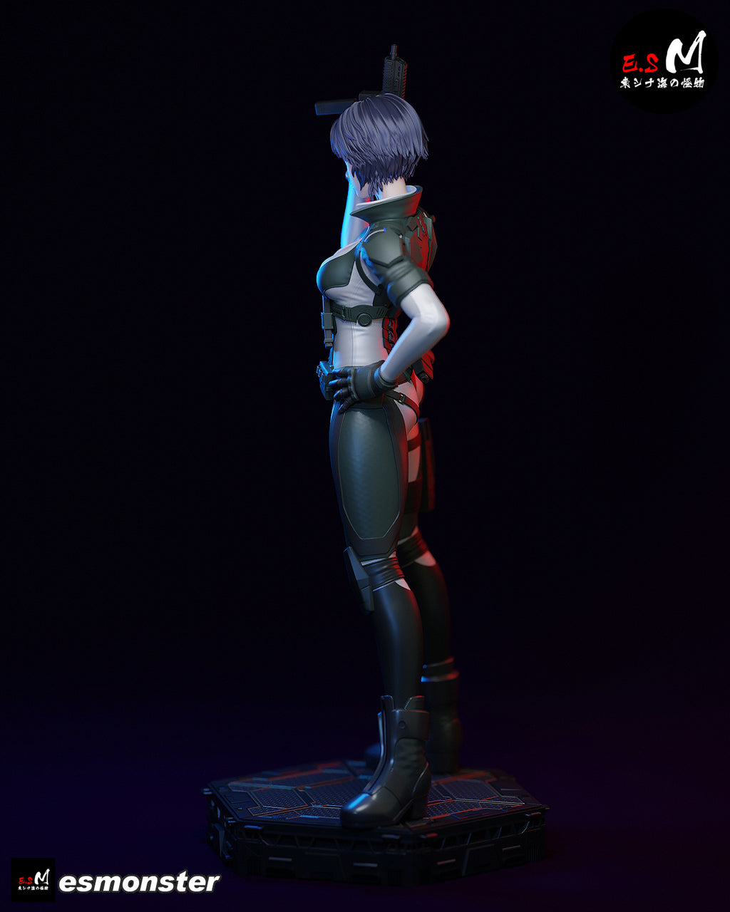 Ghost Circuit Statue