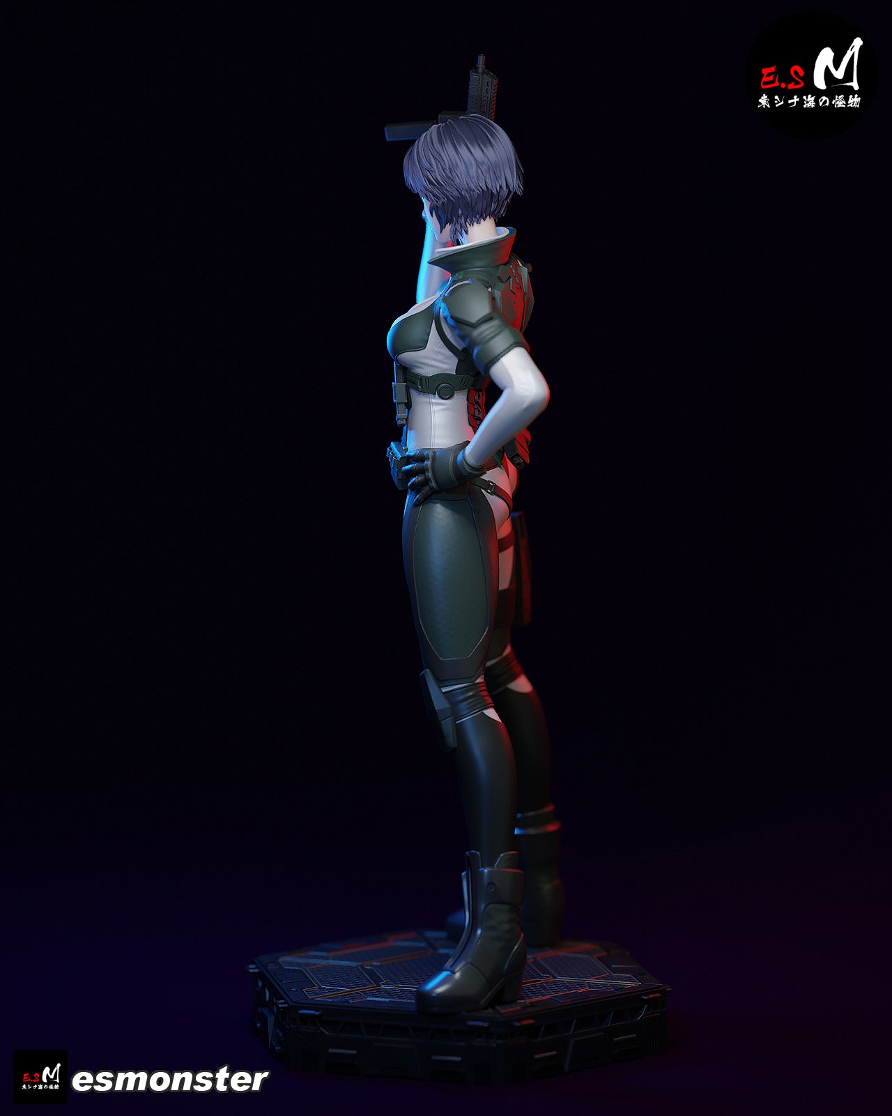 Ghost Circuit Statue