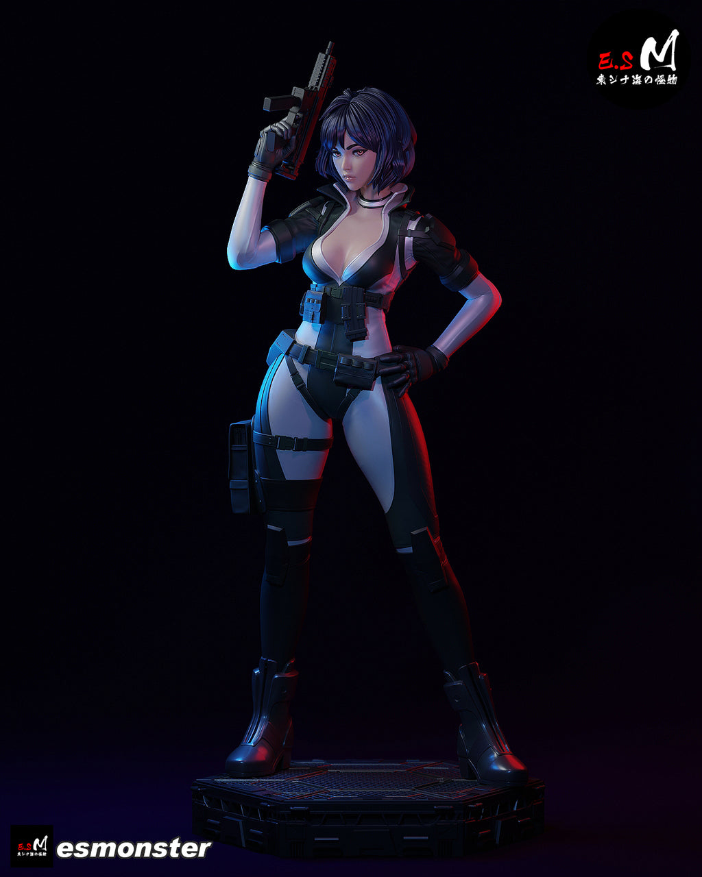 Ghost Circuit Statue