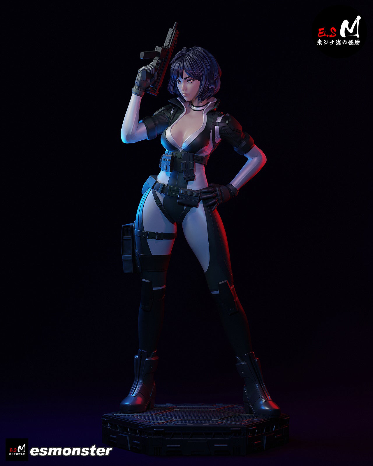 Ghost Circuit Statue