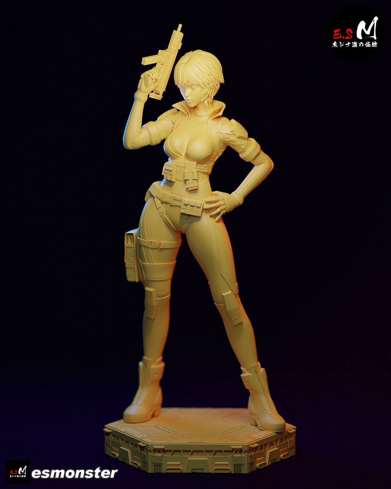 Ghost Circuit Statue