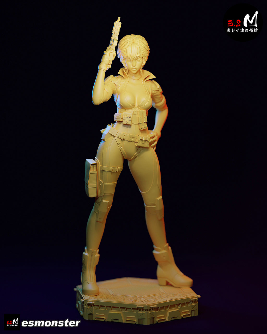 Ghost Circuit Statue