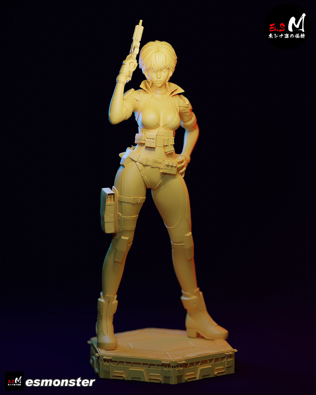 Ghost Circuit Statue
