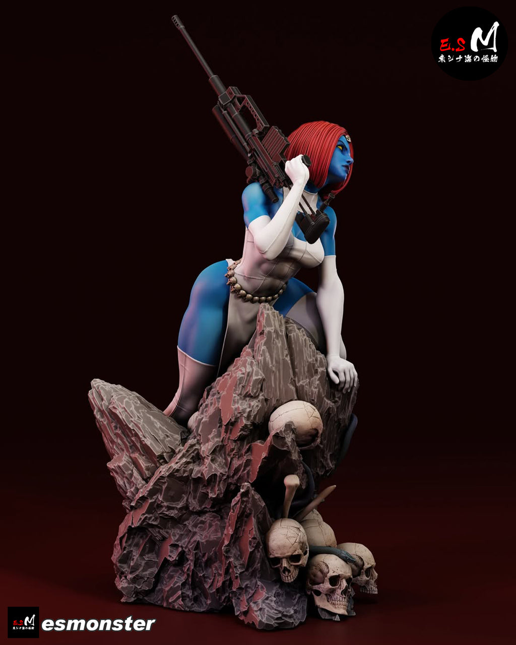 The Blue Shapeshifter Statue