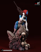 The Blue Shapeshifter Statue