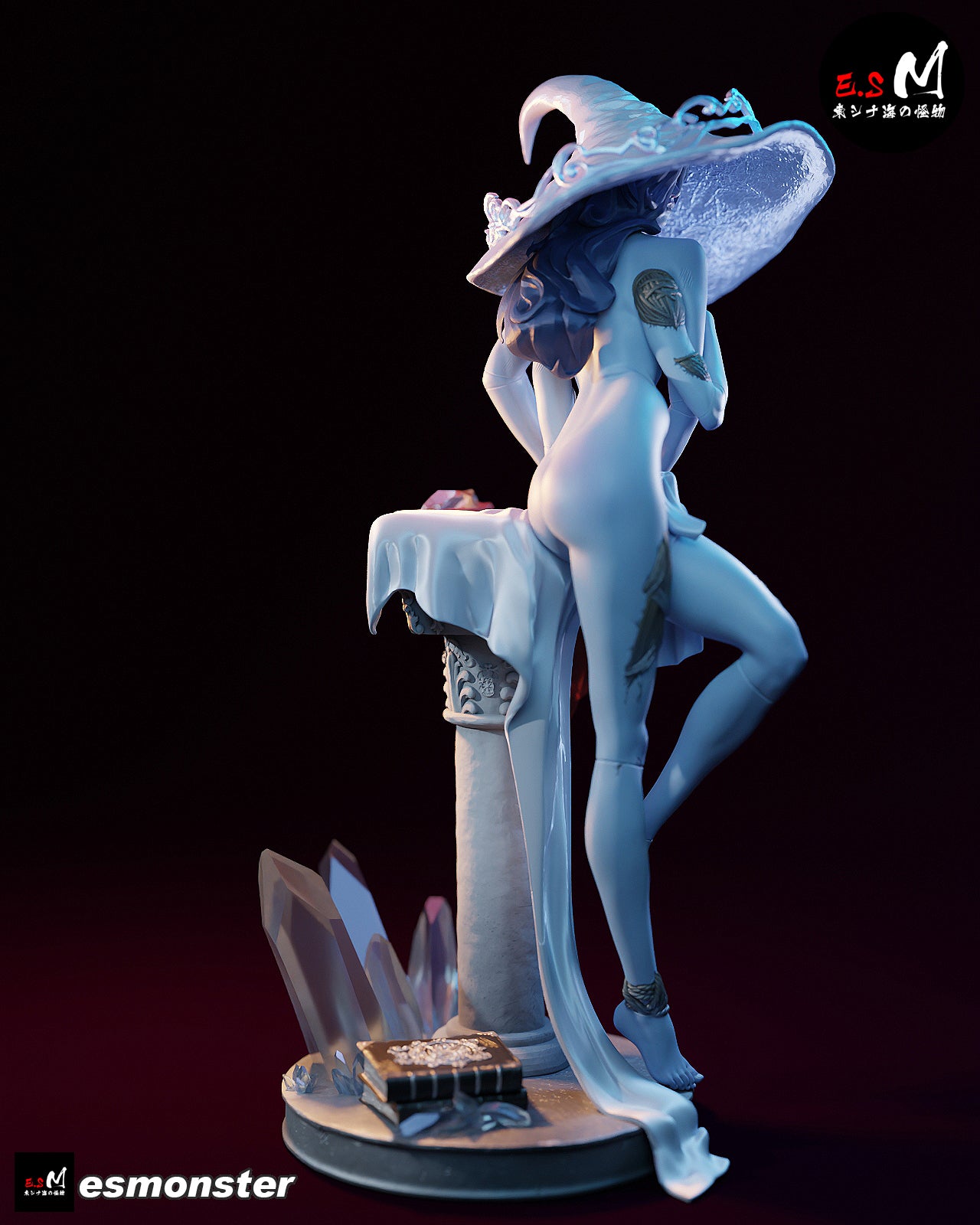 Moon Witch Princess Statue