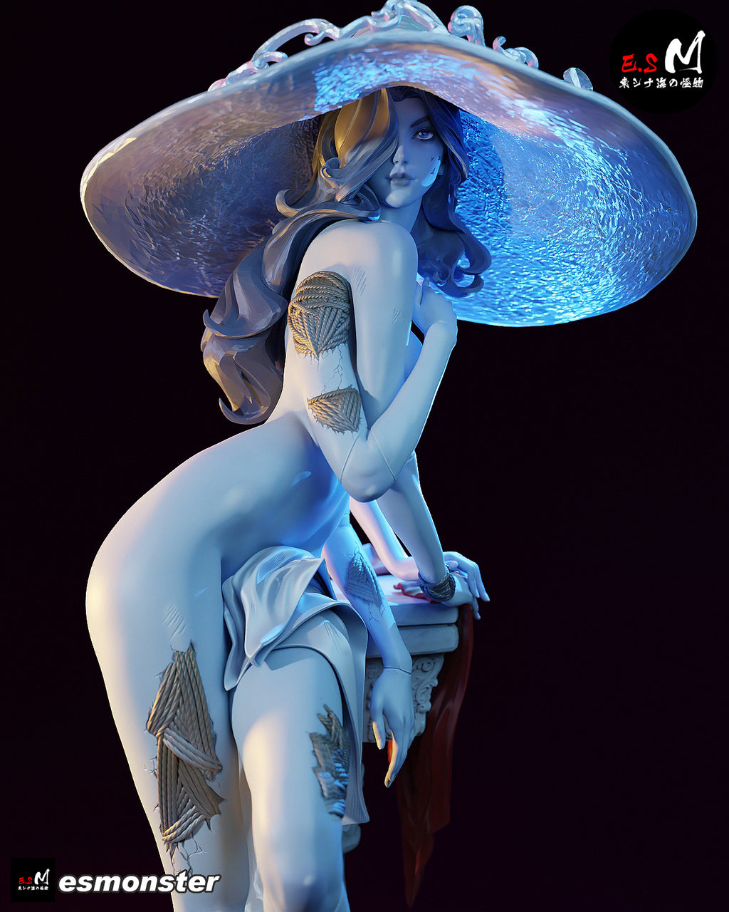 Moon Witch Princess Statue