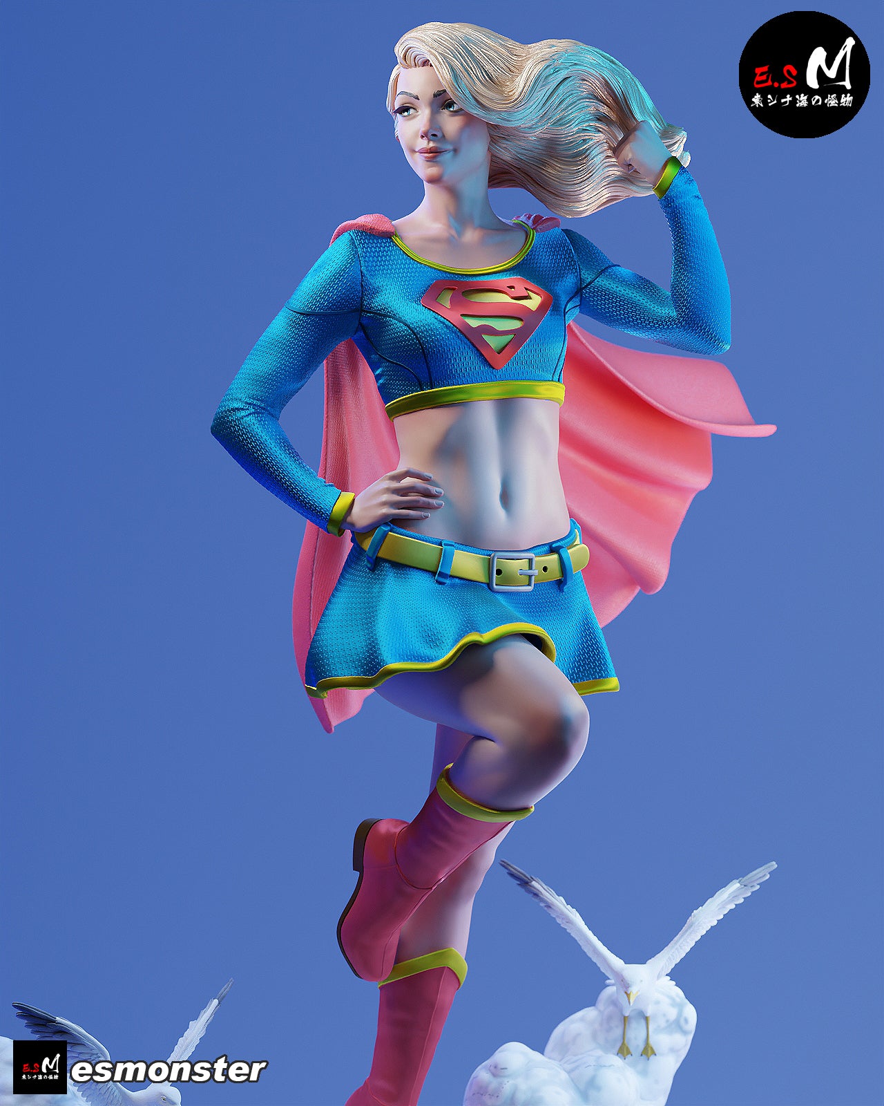 Sunfall Kryptonian Statue