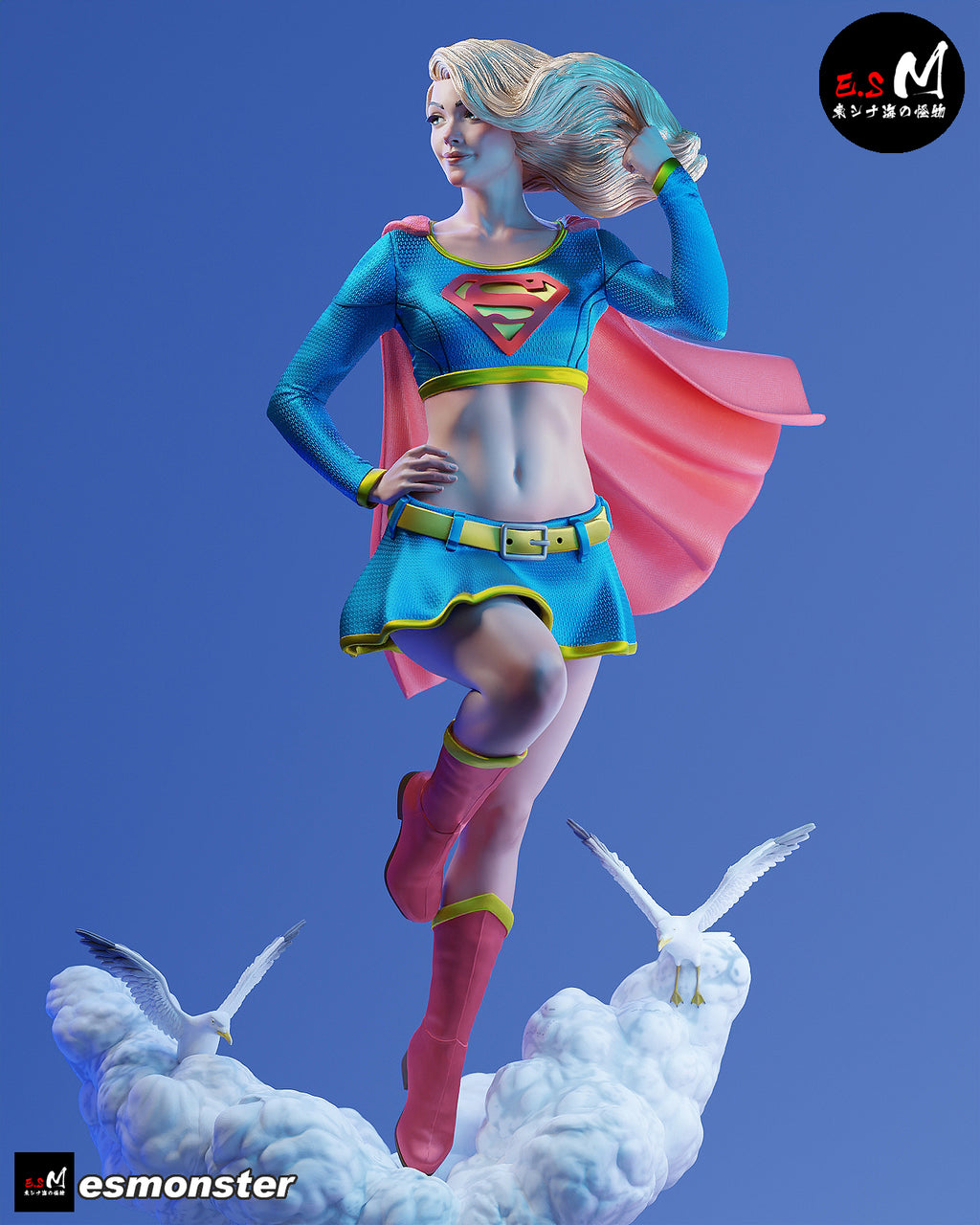 Sunfall Kryptonian Statue