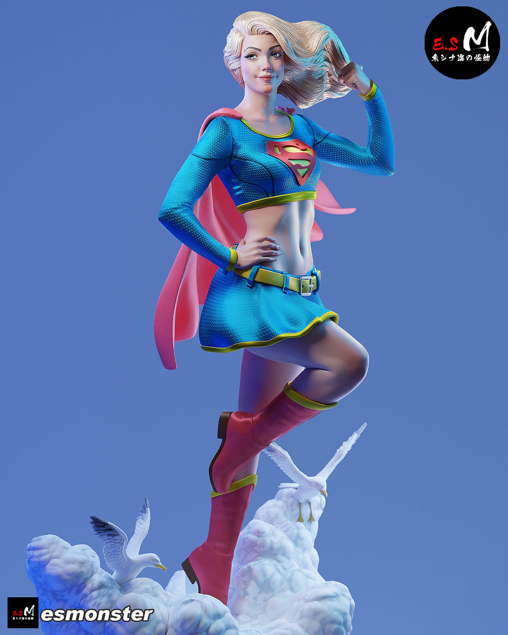 Sunfall Kryptonian Statue