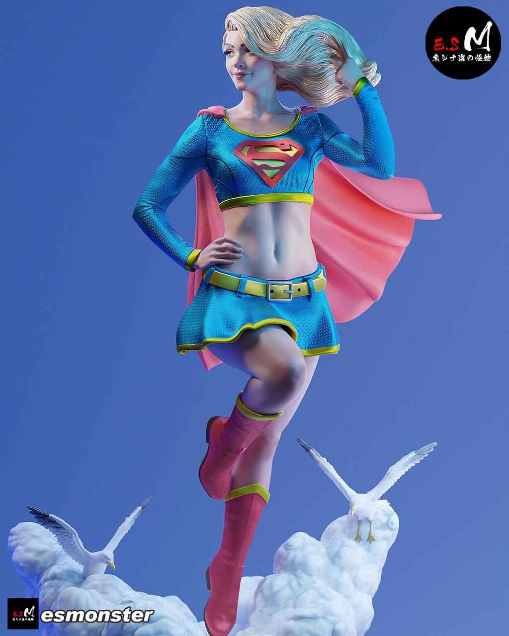 Sunfall Kryptonian Statue