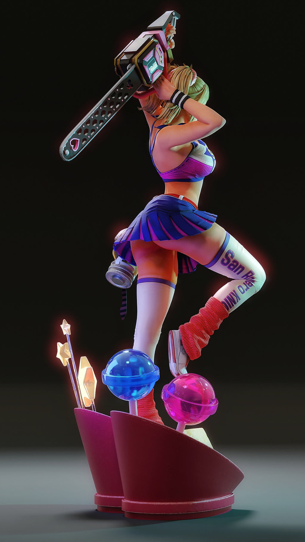 Sugarblade Cheerleader Statue
