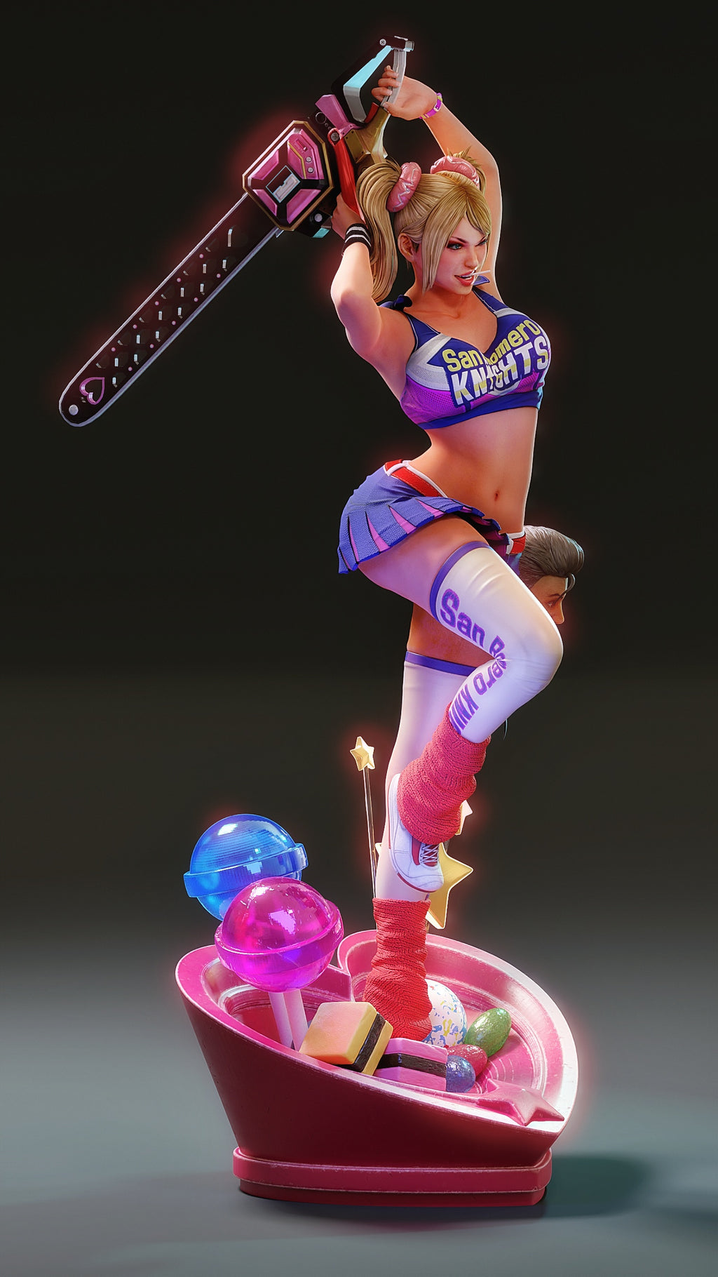 Sugarblade Cheerleader Statue