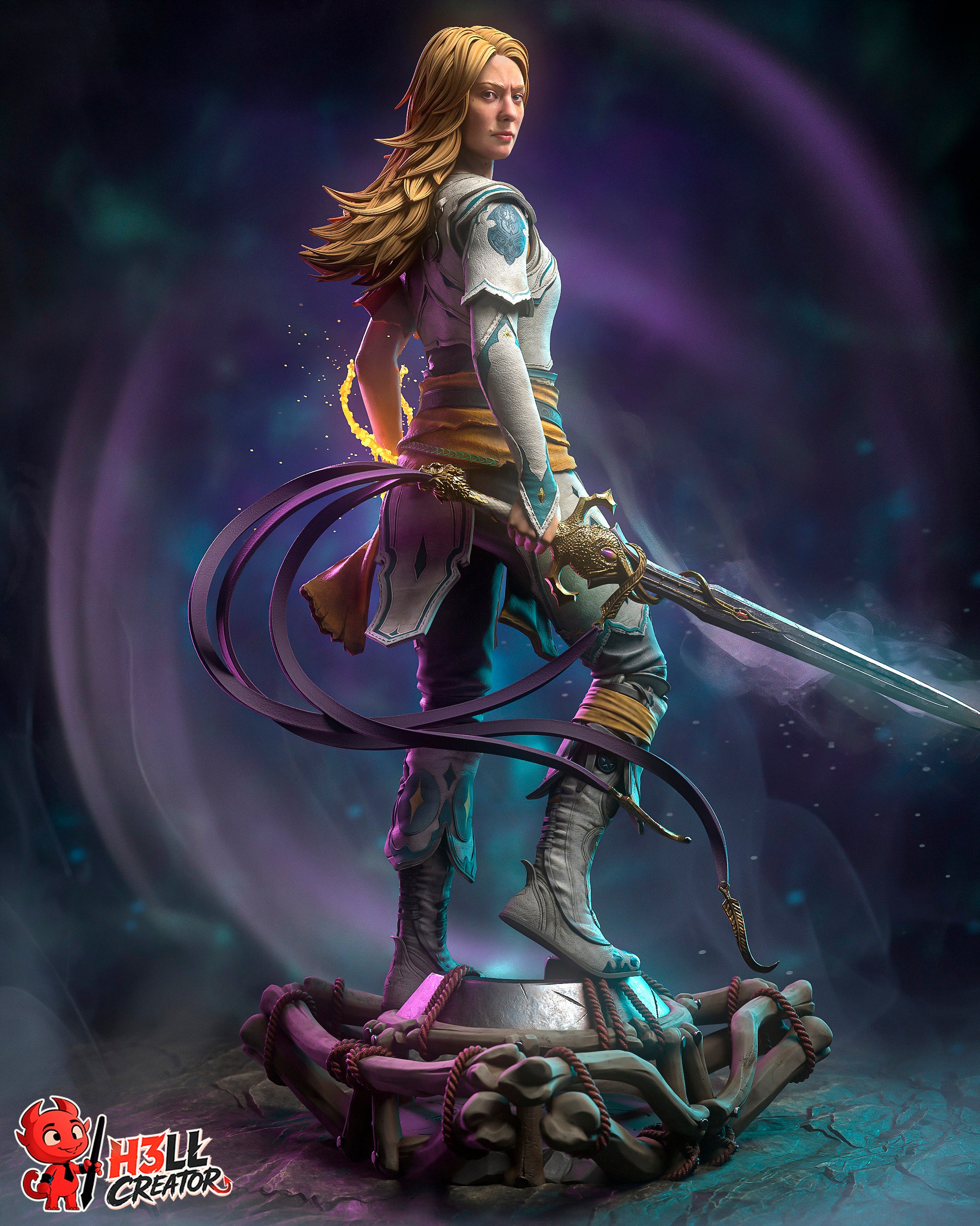 Ashen Mother Statue