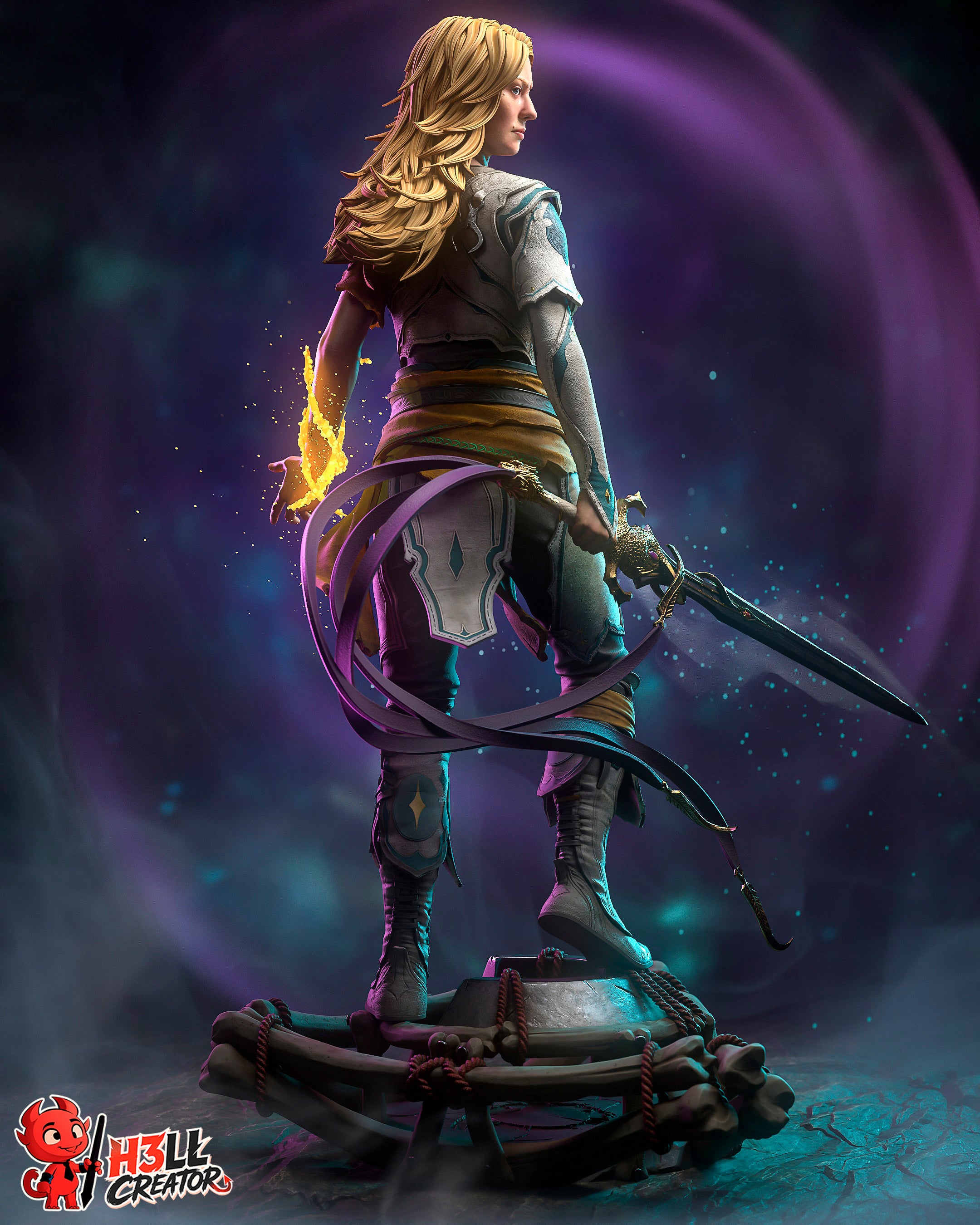 Ashen Mother Statue
