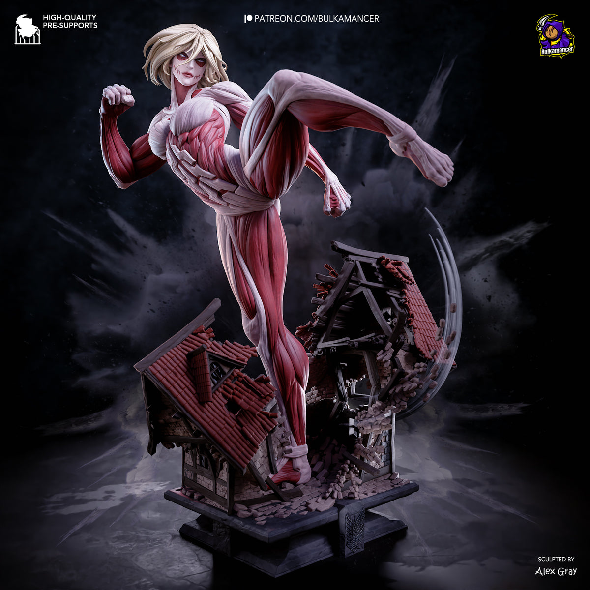 Sinew Titaness Statue