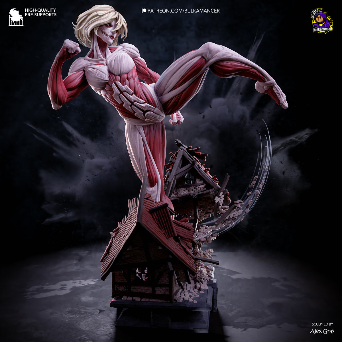 Sinew Titaness Statue