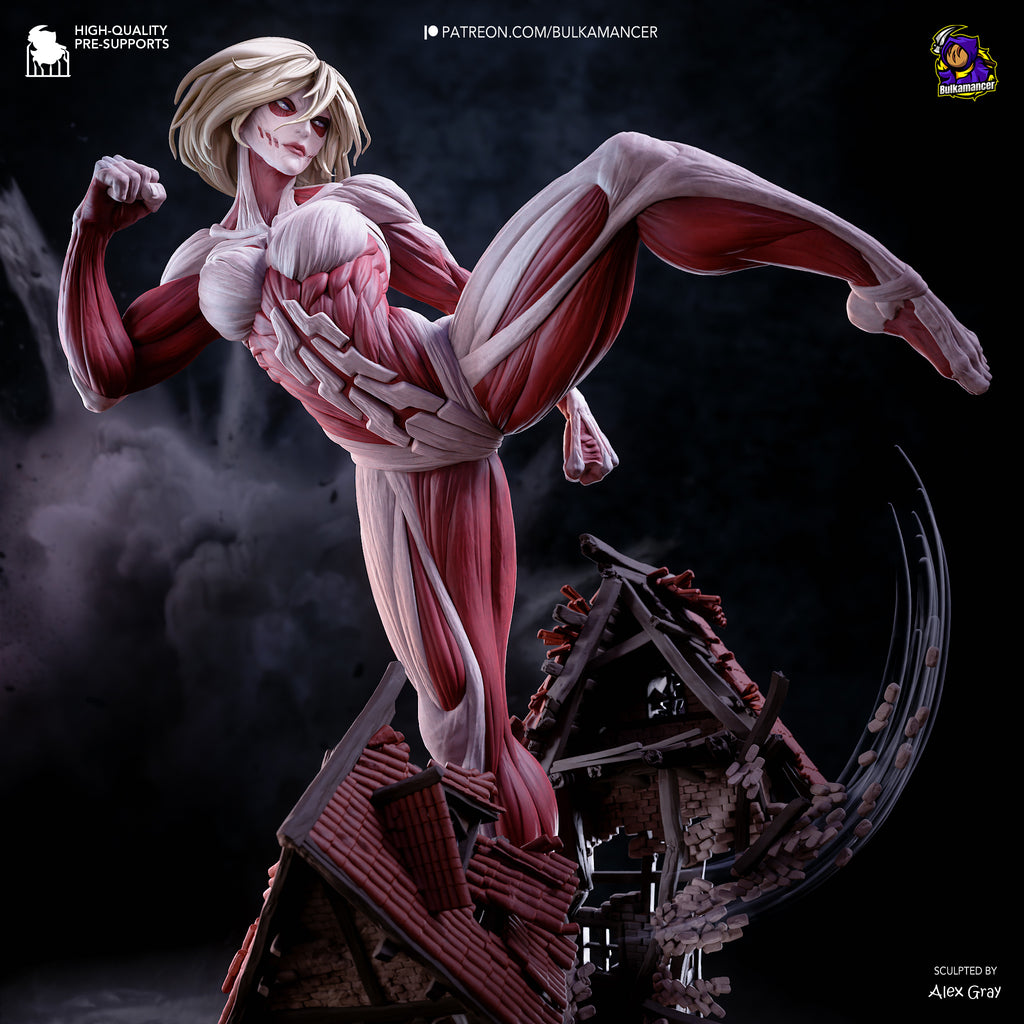 Sinew Titaness Statue