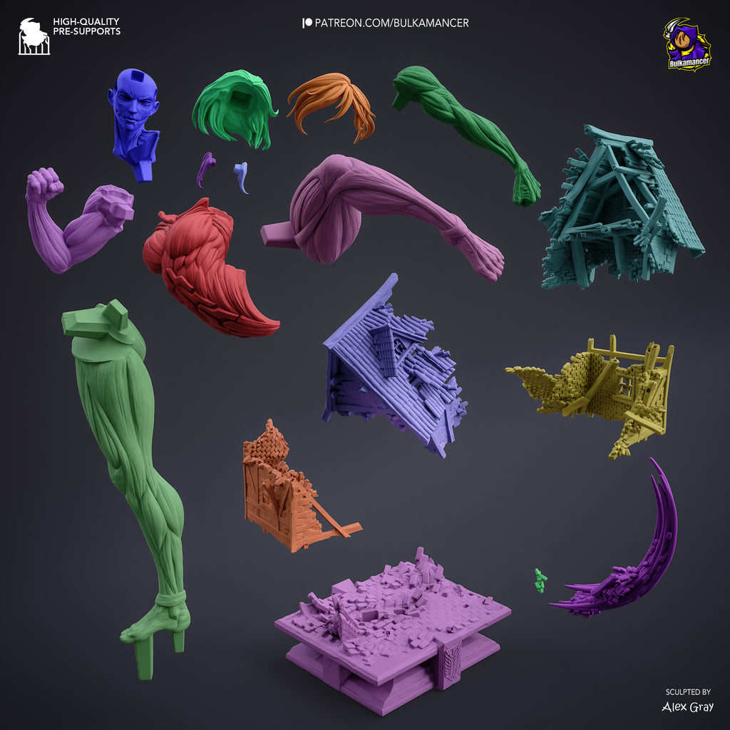 Sinew Titaness Statue