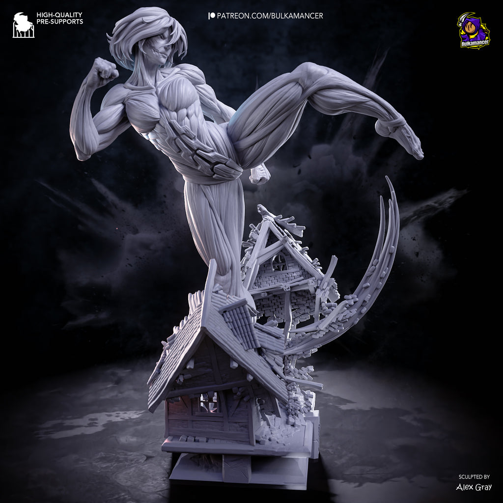 Sinew Titaness Statue