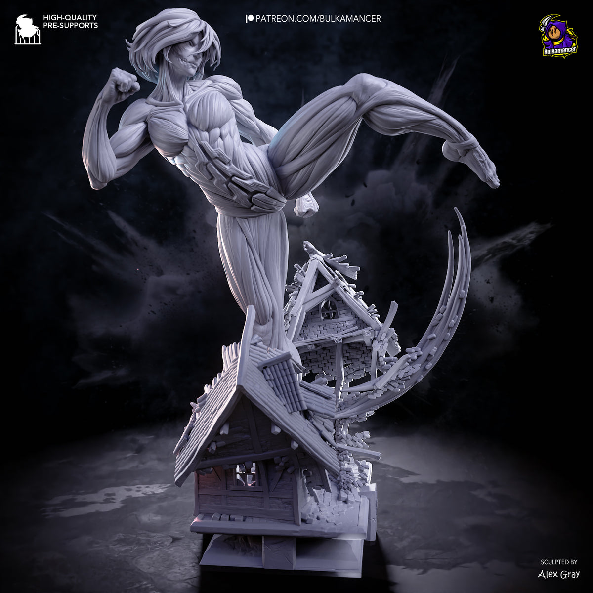 Sinew Titaness Statue